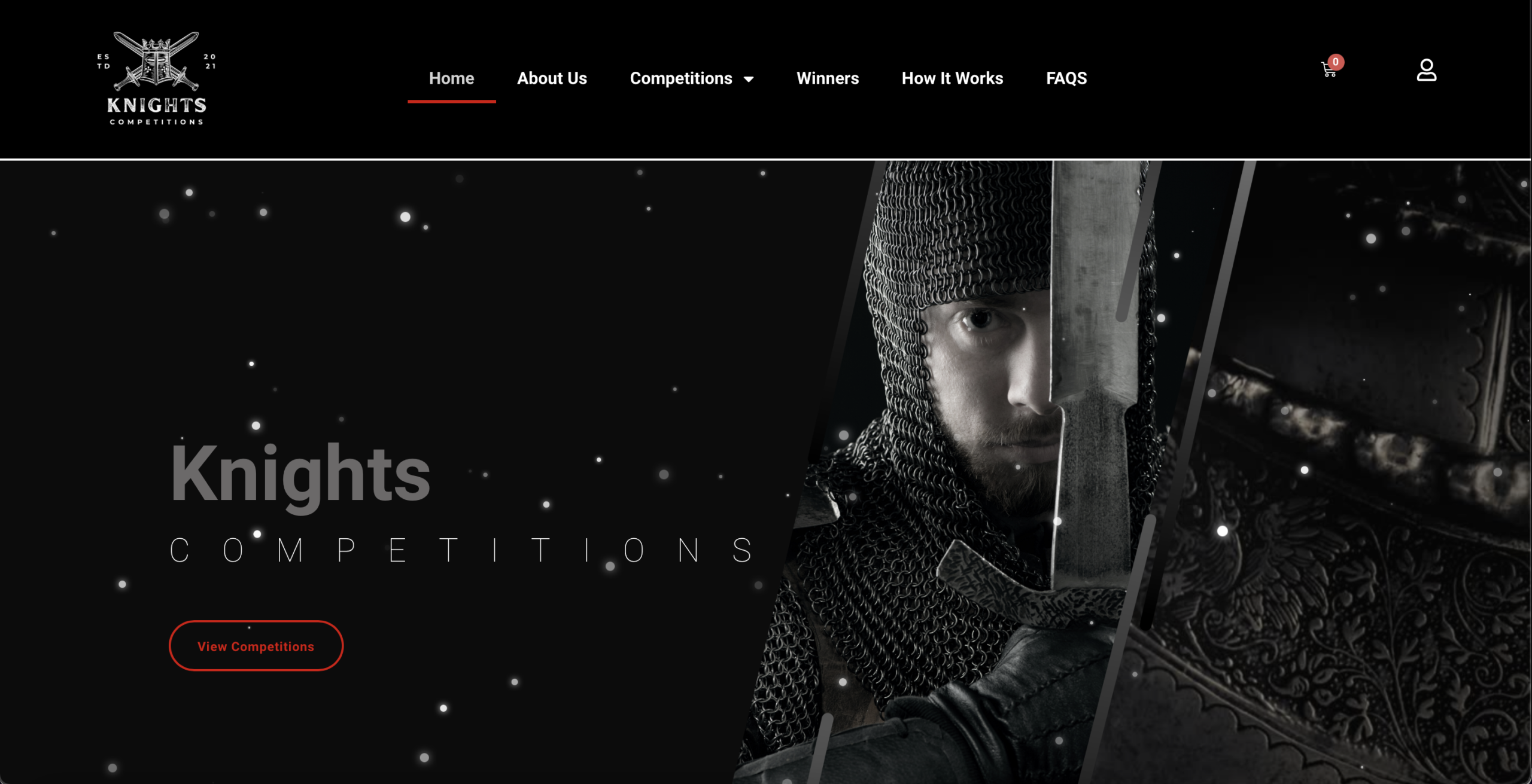knights competitions Raffle Website